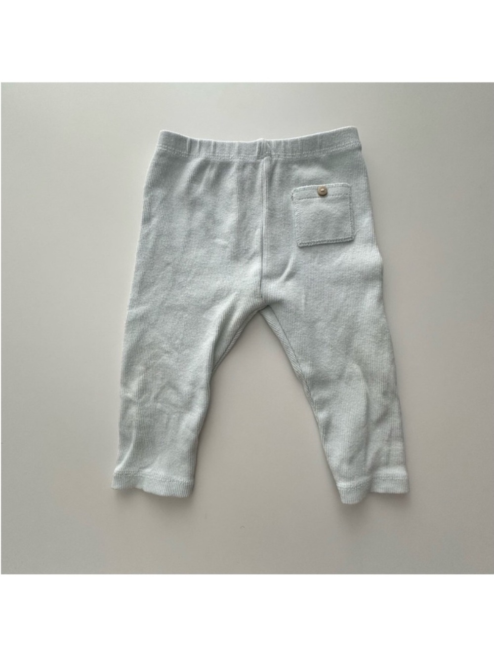 Zara Kids Cozy Knit Leggings - Light Blue 9M